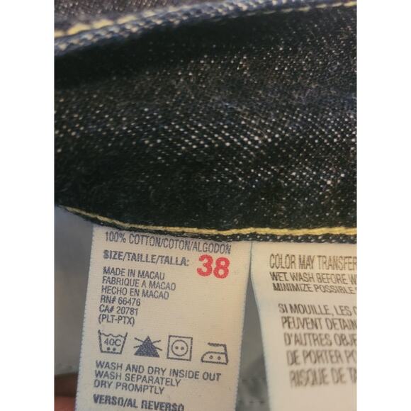 Vintage Tommy Jeans Tommy Hilfiger Carpenter Shorts/Jorts Y2K Baggy Denim| Sz 38 - Picture 16 of 16